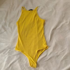 Ambiance women's small yellow body suit
